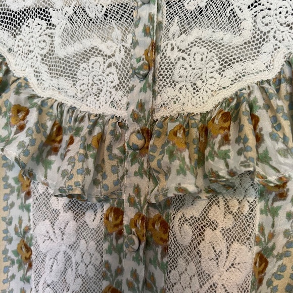 Loveshackfancy Morrison Top Apricot - Picture 4 of 5